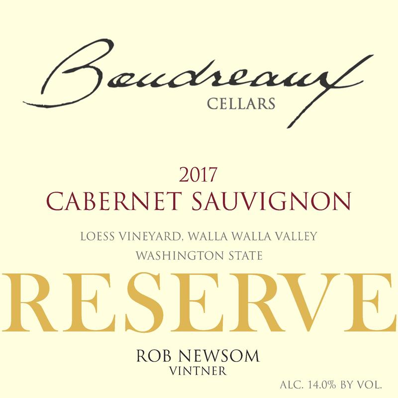 2017 Reserve Cabernet Sauvignon Loess Vineyard