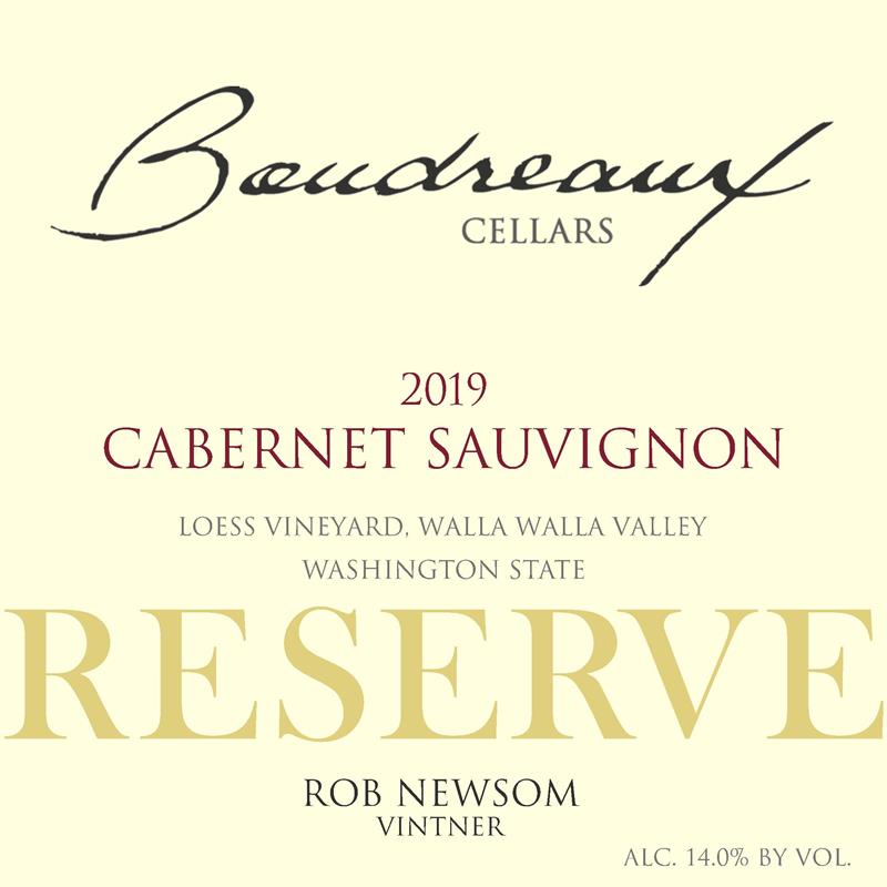 2019 Reserve Cabernet Sauvignon Loess Vineyard