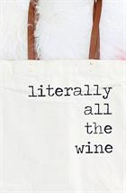 Wine Tote Bag - Life is Short