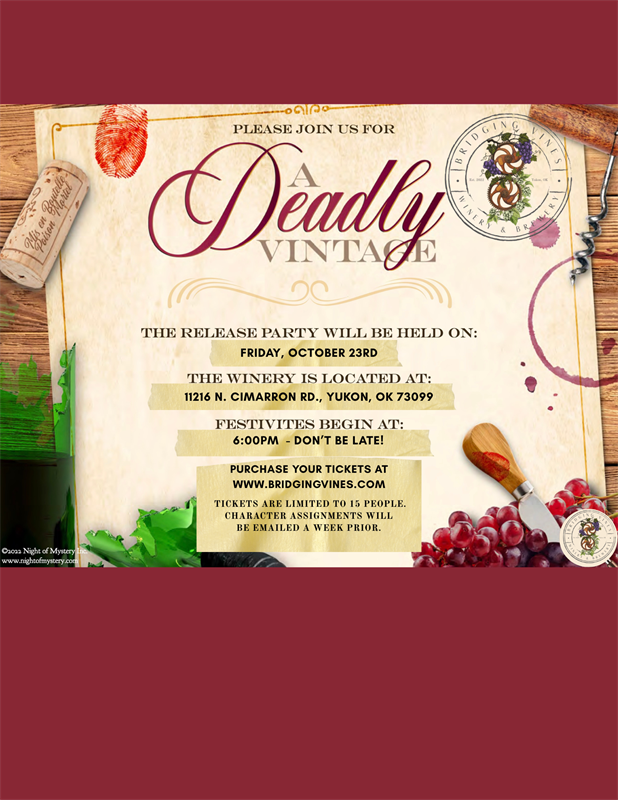 A Deadly Vintage Murder Mystery