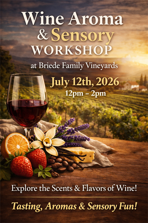 July 12th, 2026, Wine Aroma & Sensory Workshop