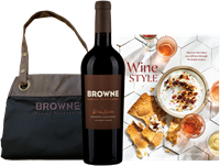 Wine & Cookbook Gift Set