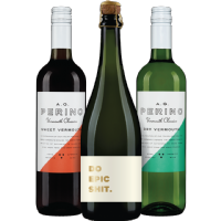 A.G. Perino Dry + Sweet Vermouth + Do Epic Shit Sparkling Wine