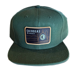 Green Flat Bill Patch Hat
