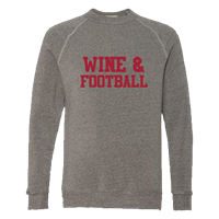 Wine & Football Sweatshirt