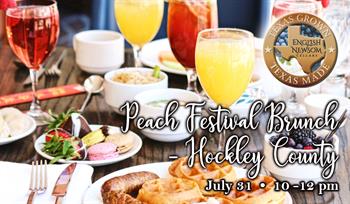 Peach Festival Brunch in Hockley County