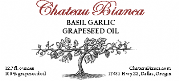 Grapeseed Oil - Basil and Garlic
