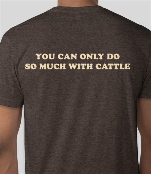 T-shirt Cattle Brown