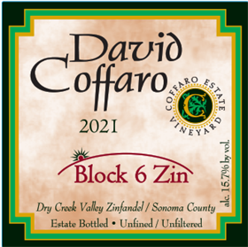 Block 6 Zin 2021 / Aged 10 Months