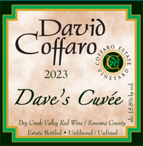 Dave's Cuvee 2023/ Aged 10 Months