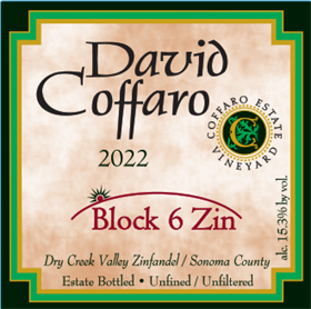 Block 6 Zin 2022 / Aged 10 Months