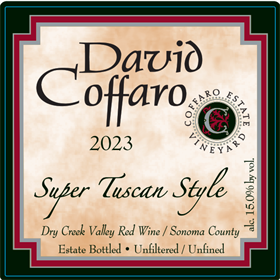Super Tuscan Style 2023 / Aged 22 Months