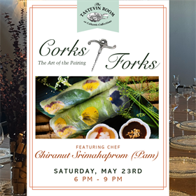 Corks & Forks feat. Chef Chiranut Srimahaprom (Pam) @ Colterris Collections (3708 G Road, Palisade)