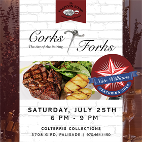 Corks & Forks feat. Chef Nate Williams @ 3708 G Road