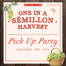 MEMBER TICKET- Harvest Club Party @ Colterris Winery (3907 N River Road)- (Max 2 per membership)
