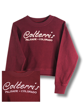 Colterris Woman's Cropped Thermal Long Sleeve