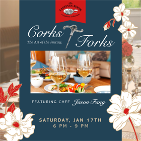Corks & Forks feat. Jason Fang @ Colterris Collections (3708 G Road, Palisade)