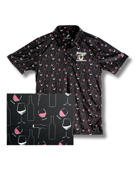 Colterris Men's Wine Glass Polo