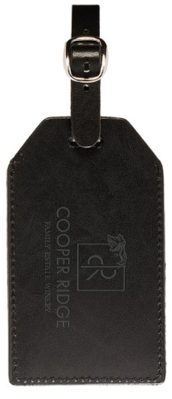 Logo Leather Luggage Tag