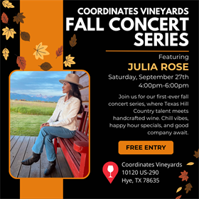 Fall Concert Series: Julia Rose