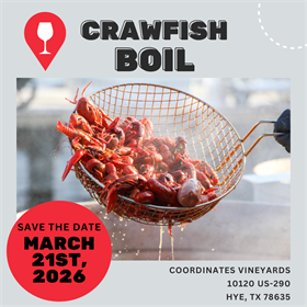 Coordinates Crawfish Boil