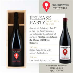 Pinotage & Blanc de Blancs Release Party