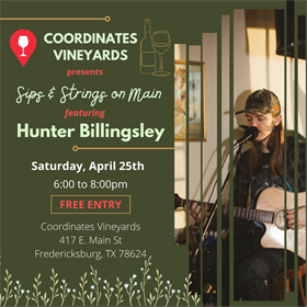 Sips & Strings on Main: Hunter Billingsley