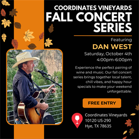Fall Concert Series: Dan West