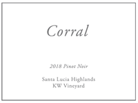 2018 Pinot Noir KW Ranch Single Vineyard