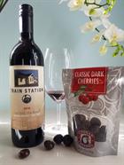 Red Wine and Chocolate Covered Cherries