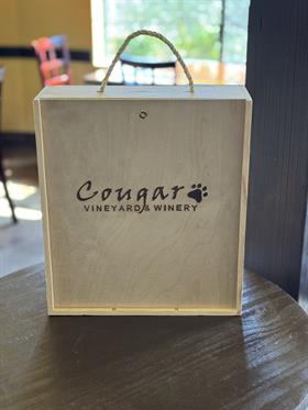 Wooden Bottle Box Triple