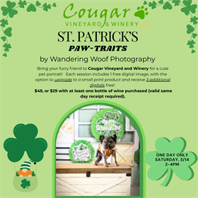 St. Patrick's Paw-traits