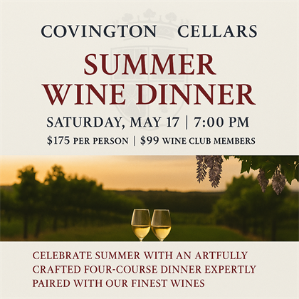 2025 Summer Wine Dinner