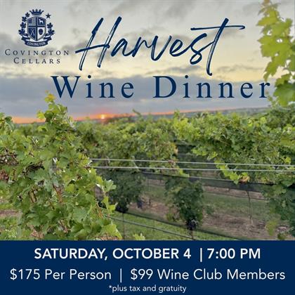 2025 Harvest Wine Dinner Non-Member Ticket