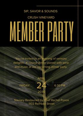SPRING WINE CLUB DINNER MEMBER TICKETS