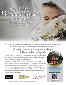 11/13/2025 - Whidbey Wedding Vendor Mingle
