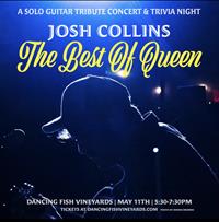 05/11/2023 - Music At The Dancing Fish - Josh Collins Plays The Best Of Queen