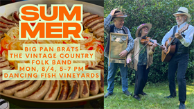 08/04/2025 - Monday Bites Summer Grill - Big Pan Brats & The Vintage Country Folk Band