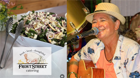 12/08/2025 - Monday Bites & Lights! Front Street Grill, Wine & Live Music by Wendy McDowell