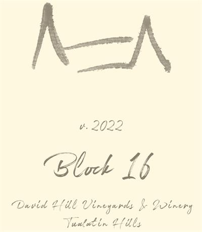 2022 Block 16 Sylvaner