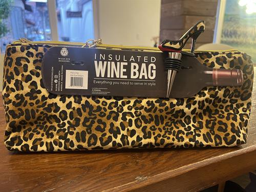 Leopard Wine Bag
