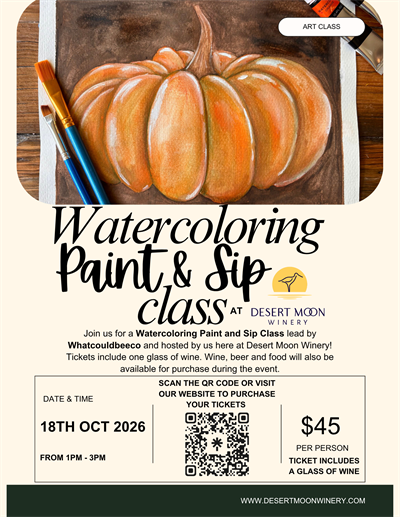Watercoloring Paint & Sip
