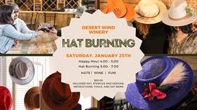 Hat Burning Class - Saturday, January 25 5-7pm