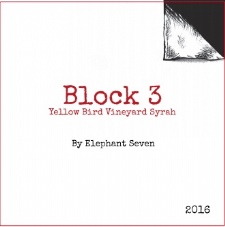 2016 Block 3 Yellow Bird Vineyard Syrah