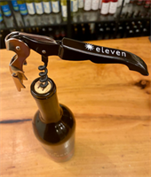 Eleven logo double-hinged waiter's corkscrew