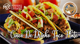 Cinco de Drinko Taco Plate