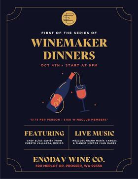 September 13, 2025 Winemaker's Dinner
