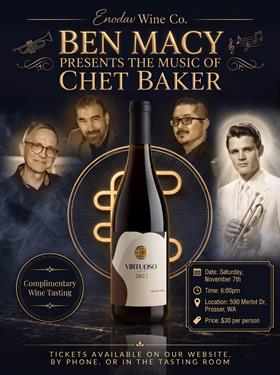 An Evening of Chet Baker at Enodav Wine Co.