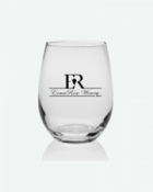 Stemless Logo Wine Glass