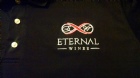Eternal Wines Stitched Black Polo